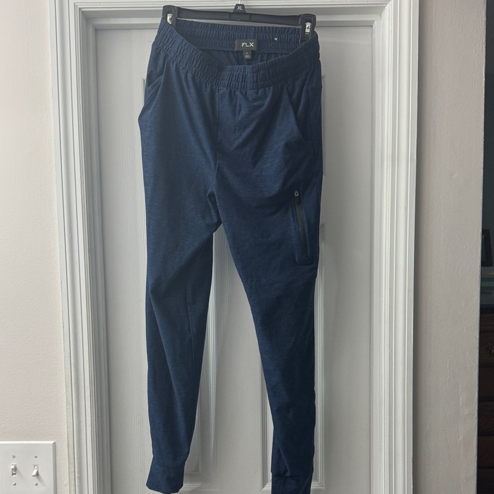NWOT FLX Men's Deep Blue Jogger Pants